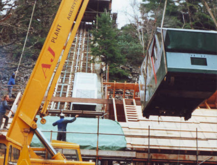 building the Cliff Railway